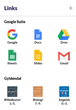 Links Widget til AULA